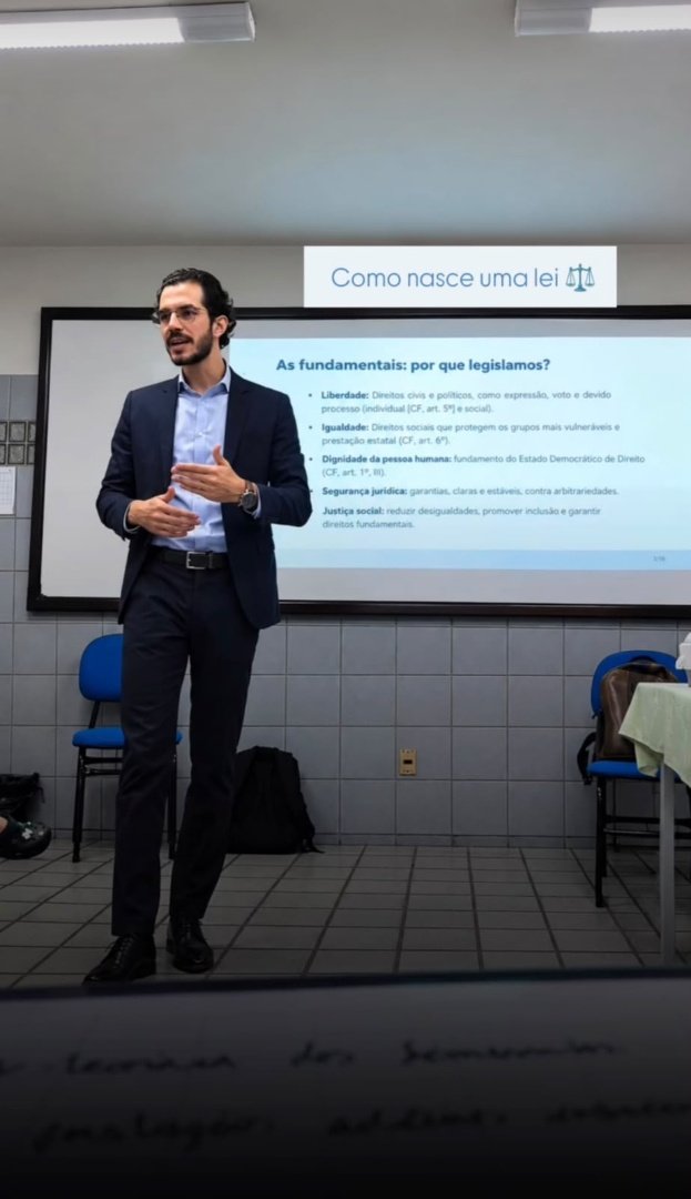 Palestra na FDG aborda o processo de criação das leis no Brasil - Foto 3