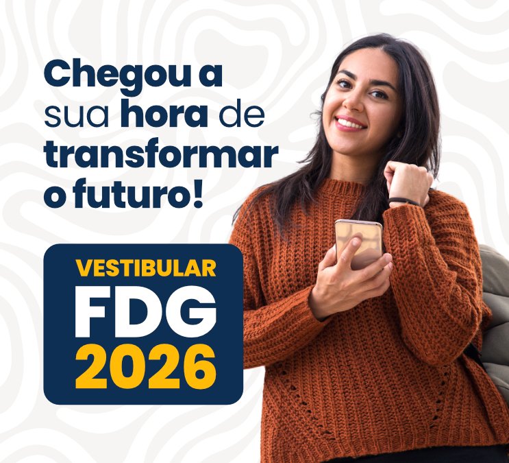 Matrículas abertas para o Vestibular FDG 2026
