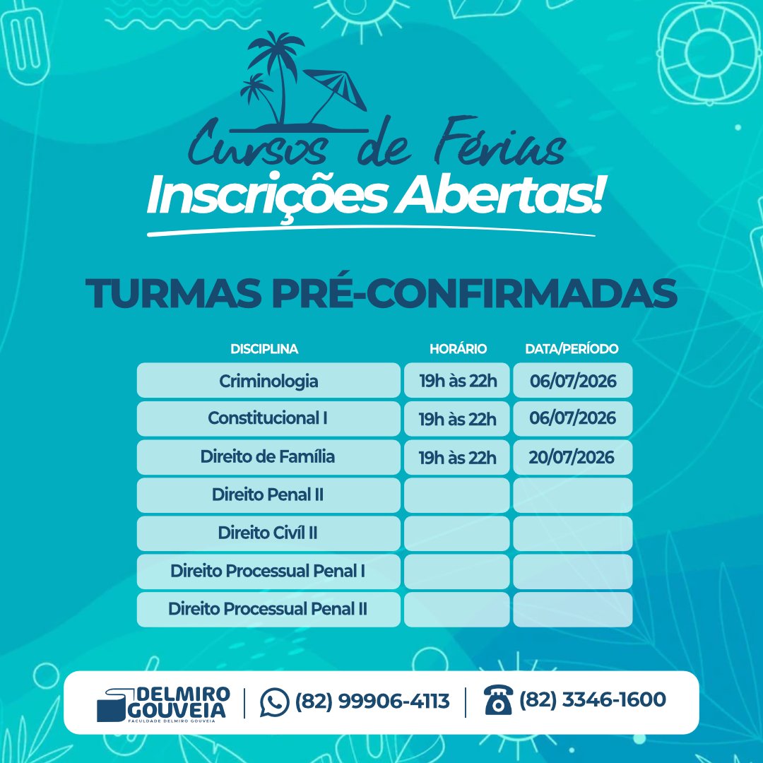 Cursos de Férias FDG
